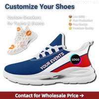 Zapatillas Deportivas de Malla para Hombre con Logotipo Personalizado, Zapatillas Casuales con Cordones para Correr y Caminar, OEM/ODM Directo de Fábrica