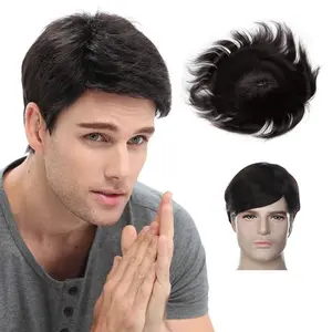 S-Noilite hair toupee for men man hair wig natural toupee extra light density men toupee