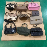 Sacs à main de luxe d'occasion en cuir PU de créateur, sacs de seconde main internationaux, lots mixtes de marques pour femmes et adultes, export en gros