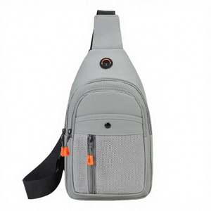 Sac de poitrine pour homme de qualité avec serrure à code, sac à dos noir à bandoulière unique avec chargeur USB, sac antivol pour moto, sac bandoulière croisé - Product Image 4