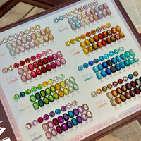 Vernis à ongles gel effet œil de chat 10DBurgundy Moonlight Galaxy Aurora Duochrome Holographique Iridescent Prismatic Color-Shifting Réfléchissant