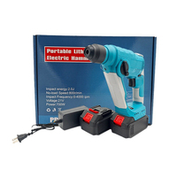 Perceuse à percussion sans fil au lithium Mini perceuse domestique compacte sans balais compatible avec le marteau sans fil Makita à batterie 18V