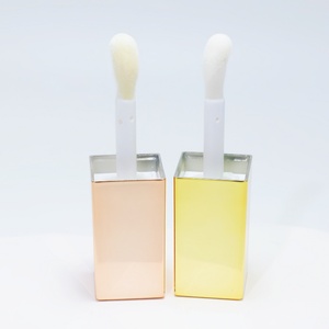 Wholesale Customized Logo Cosmetics Empty Square Lipstick Tube Clear Empty Lipstick Container Tubes Big <b>Brush</b> - Product Image 2
