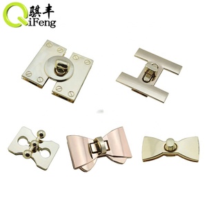 QIFENG, nuevo diseño, bolsa de Metal, piezas de Hardware, <span class=keywords><strong>tipo</strong></span> <span class=keywords><strong>mariposa</strong></span>, bloqueo de giro, bolso de moda, bloqueo de giro - Product Image 6