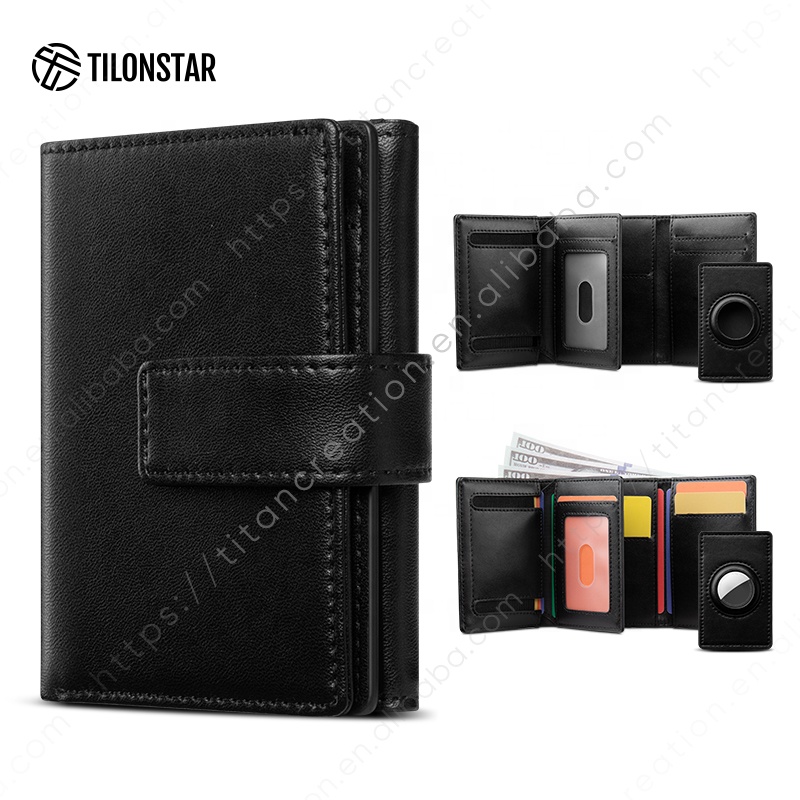 TILONSTAR TVW126 многофункциональный деловой мужской кожаный держатель для карт дорожный RFID Бумажник с кожаным переплётом для AirTag чехол