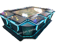 Nouveauté 2024, Machine de jeu de pêche Fish Hunter à monnayeur, Table de jeu d'arcade LCD 65 pouces pour 8/10 joueurs, à fort rendement, 280W