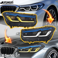 Accesorios para Automóviles JUSHUN, Faro Delantero con Proyector LED para BMW Serie 6 GT G32 2017-2020, Brillo Aumentado en un 200%, Conexión Plug and Play