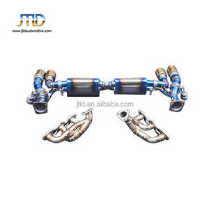 ระบบท่อไอเสีย Valvetronic แบบ Catback พร้อมเฮดเดอร์ Manifold สำหรับ 991.2 s ทำจากไทเทเนียม - Product Image 2