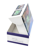 Caja de Embalaje Reciclable, Caja Rígida para Envíos, Caja de Cartón Corrugado para Regalos y Ropa con Logotipo