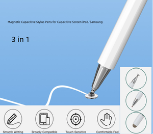 <span class=keywords><strong>Penna</strong></span> Touchscreen Magnetica 3-in-1 da 16,3 cm Compatibile <span class=keywords><strong>con</strong></span> Telefoni Cellulari, Tablet, iPad, Huawei, <span class=keywords><strong>Samsung</strong></span>, Apple Universale - Product Image 3