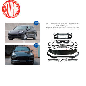 CZJF, nueva pieza, superventas, Kit <span class=keywords><strong>de</strong></span> carrocería para Cayenne 2011-2014 958,1, actualización 9Y0, parachoques delantero Turbo con labio delantero <span class=keywords><strong>TKT</strong></span> - Product Image 2
