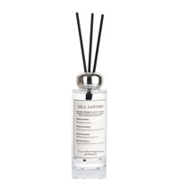 Diffuseur d'arômes de luxe bleu méditerranéen en verre, avec bâtonnets en rotin, parfum Homeflower, écologique, pour la maison, cylindre de 200 ml