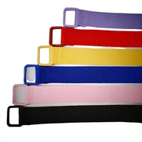 Ceinture décontractée unisexe en toile et polyester colorée de 4,0 cm avec boucle en fer à anneau en D, modèle Qiannan 1SDM080011