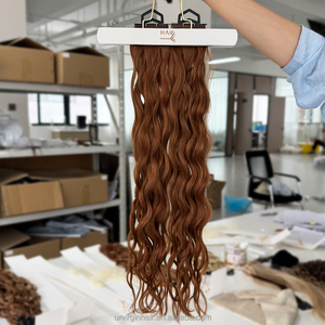 Extensions de cheveux humains V U K Tip, vierges russes, cuticules alignées, non traitées, longues et lisses - Product Image 5