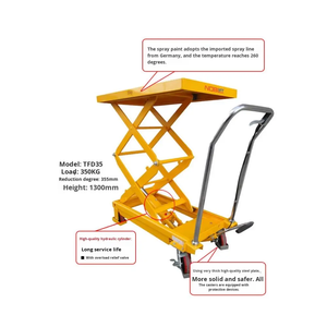 Plataforma Hidráulica Manual Móvil, Plataforma Elevadora de Tijera para Vehículos, Plataforma Elevadora Pequeña Manual, Elevador Móvil - Product Image 5