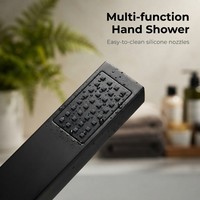 Robinet de baignoire en laiton massif de haute qualité, mitigeur eau chaude/froide, fixation murale durable pour salle de bain
