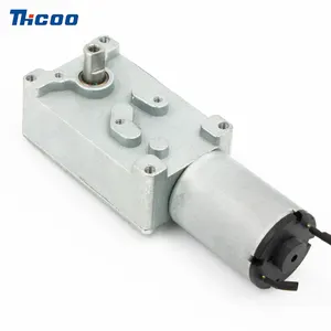 12v DC Electric Micro Worm Gear Motor Mini Low Rpm Brush Reducer Motor With Gear Box Reducer