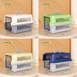 Bunter PP-Quadrat-Haustiertransporter mit Druckknopfverschluss, atmungsaktiv, waschbar, umweltfreundlich, modisch, einfach, leicht, tragbar für Auto und Reisen - Product Image 6