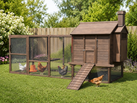 Grand poulailler extérieur en bois pour animaux de compagnie, cage et abri en bois de grande taille pour poulets