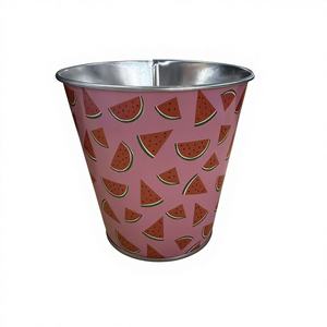 ถังเหล็กขนาดเล็กแบบส่วนตัว ป้องกันการรั่วซึม สำหรับใส่เทียน  แบบชุบสังกะสี - Product Image 4