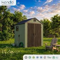 Abri de jardin Kenda APEX 6x6 vert, abri de rangement, abri de jardin et de terrasse avec des abris extérieurs résistants aux UV faciles à assembler