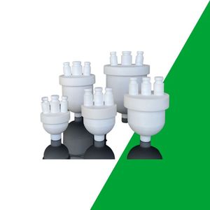 Cuve de réaction à col court en PTFE pour produits fluorochimiques, antiadhésive, facile à nettoyer et longue durée de vie, plusieurs tailles disponibles - Product Image 4