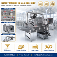 Mesin Semprot Minyak Loyang Kue dan Roti Otomatis Efisiensi Tinggi untuk Industri, Bahan Stainless Steel 304, Harga Pabrik