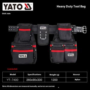 Custom Portable Oxford Canvas Waist Bag Multifunctional Electrician Toolkit Storage <b>Case</b> Thickened <b>Small</b> <b>Cases</b> - Product Image 6