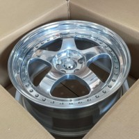 Jantes Forgex Custom Forgées 2/3 Pièces Meister S1 3p 18-20 5x100 5x114.3 à Profil Profond avec Lèvre Polie pour BMW Silvia 350z JDM