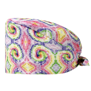 Transpirable No Sweaty Head All Day Scrub Caps <span class=keywords><strong>Doctor</strong></span> Tieback Nurse Hat Cirugía Trabajo Cap Salón de belleza Multi-color Wear Vendedores - Product Image 5