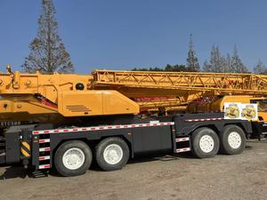 Grúa Móvil Amarilla STC500, Equipo de Elevación para Construcción de Alta Resistencia, Pluma con Múltiples Ejes, Motor de 169KW, Carga Máxima 0-2000 - Product Image 2