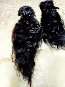 SV3 Cabello Humano Remy Virgen Indio 100g a Granel Ondulado Profundo Trama Única Doble Trama en las Puntas Apto para Todos los Colores - Product Image 2