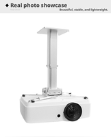 Compatible avec la plupart des projecteurs sur le marché, support de projecteur en alliage d'aluminium à longueur optionnelle