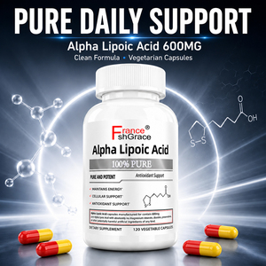 Capsules d'acide alpha-lipoïque à formule personnalisée, haute absorption, soutien des nerfs, circulation saine et réponse nerveuse, vieillissement sain - Product Image 6