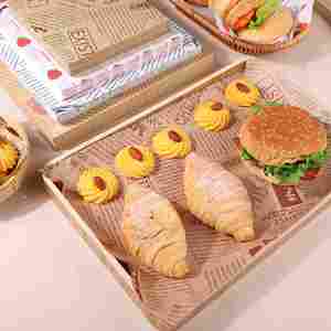 Papel para Hamburguesas Impreso Personalizado, Recubierto, de Grado Alimenticio, Resistente a la Grasa, Apto para Microondas, para Llevar, Panadería, Pizza, Aperitivos, Empaquetado al por Mayor - Product Image 3