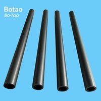 Manchons de protection cylindriques en carbure de silicium sinterisé sans pression, sur mesure, pour arbres industriels en céramique, bagues de butée et tubes de protection
