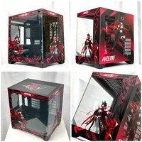 Customized M-ATX Sea View Room Visualization New Design Computer Case Cool Towers PC Case Featuring Character Themed Metal