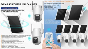 Bán buôn giá rẻ nhất năng lượng mặt trời 4G Router Wifi Kits 4-kênh năng lượng mặt trời 4G/NVR Set 4MP độ nét cao năng lượng mặt trời máy ảnh - Product Image 3