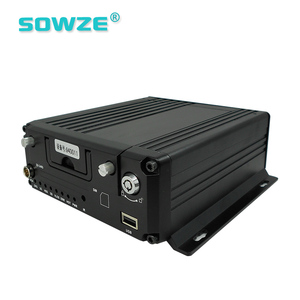 MNVR 4G 4 canaux 1080P H.265 <span class=keywords><strong>IPC</strong></span> HDD Mobile NVR avec audio bidirectionnel, sortie VGA, visualisation en direct à distance, application mobile PC pour camion/fourgon/bus - Product Image 1