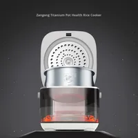 Zemkon allemand Smart cuiseur à riz titane Pot intérieur 3-4 personnes séparation de soupe de riz 4-5 maison électrique tasse à mesurer en plastique