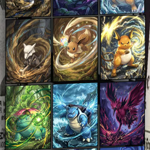 Nuovissima Stampa Artistica di Grandi Dimensioni Poke Moned Gold Art Board Mewtwo 151 Card Versione Inglese Mystery Booster Blind Box Regalo <span class=keywords><strong>da</strong></span> Collezione - Product Image 5