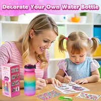 Bouteille d'eau pour enfants 600 ml anti-fuite, avec échelle graduée, pour sport et entraînement en extérieur – Approvisionnement direct usine