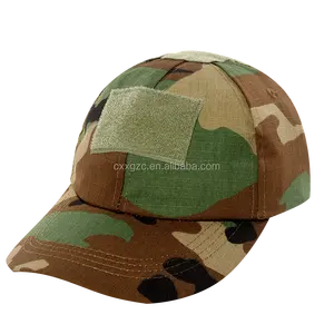 Gorra de estilo táctico de camuflaje, gorro de servicio personalizado, color verde y negro, bosque, fábrica