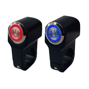 12V Waterproof Metal Handlebar Push Button Switch Electronic Fog Headlight Switch for Motorcycle Handle <b>Control</b> - Product Image 1