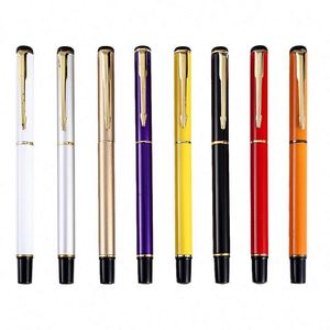 High Quality Custom Logo Metal Roller Gel Ink <b>Pen</b> Luxury Business Branded Promotional Gift Promotional Ballpoint <b>Pens</b> for Office - Product Image 2