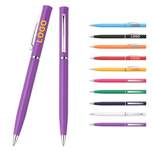 Best Selling Multi-Color Rotated Plastic Ballpoint <b>Pen</b> with Custom Logo Printed Manufacturers Advertising for Stationery Gift - Product Image 1