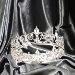 Medieval Costume Accessories Full Round Thanksgiving Metal Prince <b>Crowns</b> and Tiaras - Product Image 3