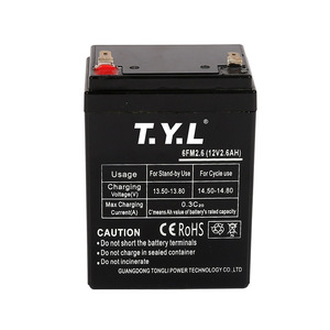 แบตเตอรี่เจลโซลาร์ T.Y.L 12V 2.6Ah แบบ Deep Cycle ชนิดตะกั่ว-กรดปิดผนึก สำหรับระบบกักเก็บพลังงาน - Product Image 2