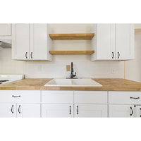 Ensemble de meubles de cuisine sur mesure, style Shaker européen, design moderne, modulaire, entièrement en bois, pour usage domestique
