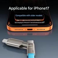 Kabel Pengisian Daya Super Cepat FC&EC 240W Dual USB-C ke Type-C 1.2M TPE Silikon Pipih 6A untuk iPhone Ponsel/Tablet Kamera
